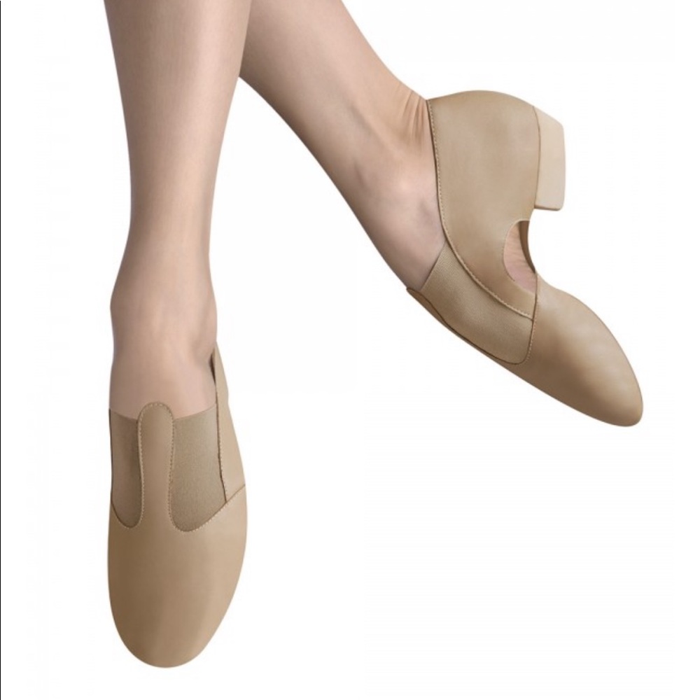 Bloch Kids Tan Leather Tap Shoes